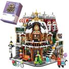 Blocos de construção LOZ Mini Bricks 1054 Christmas Coffee Shop Blocos de construção LOZ Mini Bricks 1054 Christmas Coffee Shop