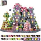 Blocos de construção magnéticos BINZKBB Enchanted Hotel 198 unidades Blocos de construção magnéticos BINZKBB Enchanted Hotel 198 unidades