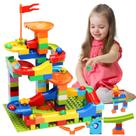 Blocos de construção Marble Run COUOMOXA Classic STEM 110 unidades