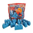Blocos de construção Mega Blocks Fab 50 peças azuis para crianças