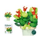 Blocos De Construção Micro DIY Para Crianças, Modelo De Buquê De Flores Eternas, Decoração De Mesa Blocos De Construção Micro DIY Para Crianças, Modelo De Buquê De Flores Eternas, Decoração De Mesa