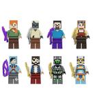 Blocos de construção: minifigura do Minecraft, Steve Blacksmith