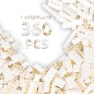 Blocos de construção Newbeoding 360 Pieces White Classic Blocos de construção Newbeoding 360 Pieces White Classic
