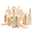 Blocos de construção Onshine Large Wooden 64 peças com caixa de armazenamento