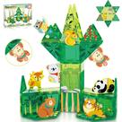 Blocos de construção PicassoTiles Magnet Forest Animal PTQ16 3+