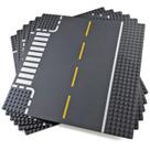 Blocos de construção, placas de base, Apostrophe Games Road, 6 unidades
