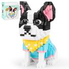 Blocos de construção QLT QIAOLETONG Cute Animal French Bulldog
