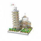 Blocos de construção: Torre inclinada de Pisa Micro Mini, escala 1:300