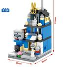 Blocos de construção Toy Mini City Street Coffee Shop Hamb Blocos de construção Toy Mini City Street Coffee Shop Hamb