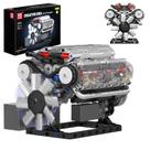 Blocos de construção Toy Mold King Visible V-8 Engine V8 Motor