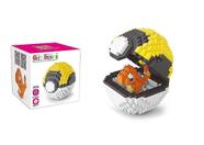 Blocos de construção Toy Pokémon Pikachu Ball DIY Mini Bricks