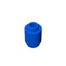 Blocos de construção TTEHGB TOY 1x1 tijolo redondo azul 100 peças