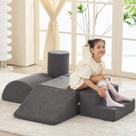 Blocos de Escalada de Espuma para Crianças jela 6 Peças Conjunto de Brinquedos Macios