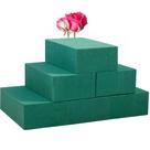 Blocos de Espuma Floral FLOFARE 14x8x4cm Pacote com 6 Verde
