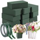 Blocos de espuma floral MAPVOLUT Green (14 cm x 8 cm x 4,5 cm) 10 unidades