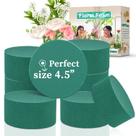 Blocos de espuma floral SupKing, 8 peças, verdes, úmidos e secos, 11,4 cm