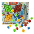 Blocos de madeira 3D Intellect Puzzle Brinquedo DIY de plástico para crianças