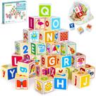 Blocos de madeira QUOKKA 26 ABC Learning para crianças de 1 a 3 anos Blocos de madeira QUOKKA 26 ABC Learning para crianças de 1 a 3 anos