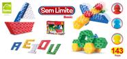 Blocos de Montar 143 Peças Sem Limite Basic 0551 Roma - Romajensen Blocos de Montar 143 Peças Sem Limite Basic 0551 Roma - Romajensen