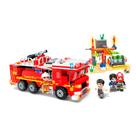 Blocos de Montar 539 Peças Bombeiros ao Resgate Coleção Mine City Qman