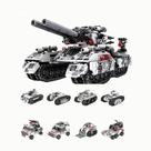 Blocos de Montar 8 em 1 Tanque, Avião e Caminhão, 1099 Peças Blocos de Montar 8 em 1 Tanque, Avião e Caminhão, 1099 Peças