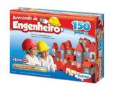 Blocos de Montar - Brincando de Engenheiro - 150 peças - Xalingo Blocos de Montar - Brincando de Engenheiro - 150 peças - Xalingo