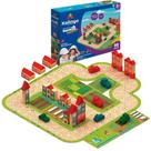 Blocos De Montar Brincando De Engenheiro Fazendinha 90 Peças