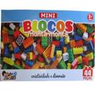Blocos De Montar C/44 Peças Mini Blocos Caixa - Mini Toys