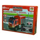 Blocos de Montar Caminhão de Bombeiro Controle Remoto DM Blocks RC Trucks DM Toys DMT7222