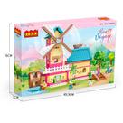 Blocos de Montar Casa com Cata-vento 658 pçs 4576 - COGO Dorémi Blocos de Montar Casa com Cata-vento 658 pçs 4576 - COGO Dorémi