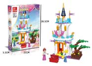 Blocos de Montar Castelo das Princesas 188pçs JIESTAR - Booglee