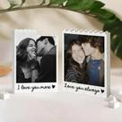 Blocos de Montar com Foto NAZENTI Presente Personalizado para Casal e Decoração