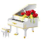 Blocos de Montar Dahuiby 1293 Peças Modelo de Mini Piano