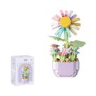 Blocos De Montar De Árvore Bonsai Floral Romântica, Modelo De Plantas Em Vaso DIY, Kits De Blocos De Montar De Árvore Bonsai Floral Romântica, Modelo De Plantas Em Vaso DIY, Kits De