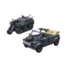 Blocos De Montar De Tanque Militar Da Segunda Guerra Mundial SD.KFZ.2 TIPO 82 KÜBELWAGEN Brinquedo