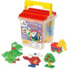 Blocos de Montar Didático Colorido Mercoblocks 110 Peças