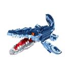 Blocos De Montar Dinossauro Azul 805 Peças, Quebra-Cabeça Modelo Mosasaurus, Conjunto De Brinquedos