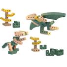 Blocos de Montar Dinossauro Dino Zás 37 Peças Invent+
