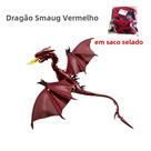 Blocos De Montar Dragão Voador Vermelho Série Mágica Medieval Com Asas Macias Brinquedos DIY Para