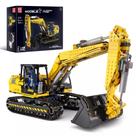 Blocos de Montar Escavadeira Mould King Mod. 13112 com 2.169 peças + Motorização e Controle Remoto