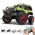 Blocos de montar grande jeep 2545 peças com motorização e controle remoto mod 9829-2