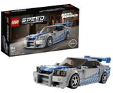 Blocos de Montar Lego Speed Champions Nissan Skyline GT-R Fast & Furious Com Boneco do Brian - 319 Peças - 76917