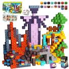 Blocos de Montar Magnéticos BrightBlox 120 Peças Brinquedo STEM