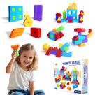 Blocos de Montar Magnéticos Pleykele 36 Peças 4+ Montessori