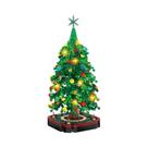 Blocos De Montar Modelo De Árvore De Natal Da Vila De Inverno, Decoração Para Casa, Brinquedos Para