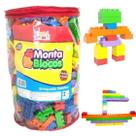 Blocos de Montar Monta Blocos Mochila c/ 300 Peças Kepler