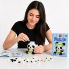 Blocos De Montar Panda Mini Pixel 3d Infantil Colecionável 100 Colorido