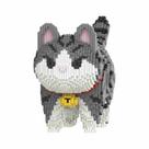 Blocos de Montar PLAYNENO Gato Cinza 6470PCS Micro Mini Blocos de Montar PLAYNENO Gato Cinza 6470PCS Micro Mini
