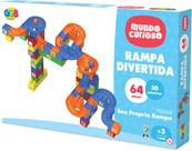 Blocos de montar - rampa divertida - 64 pçs