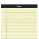 Blocos de notas STAPLES Wide Ruled 8,5 x 11,75" 100 folhas 6 blocos